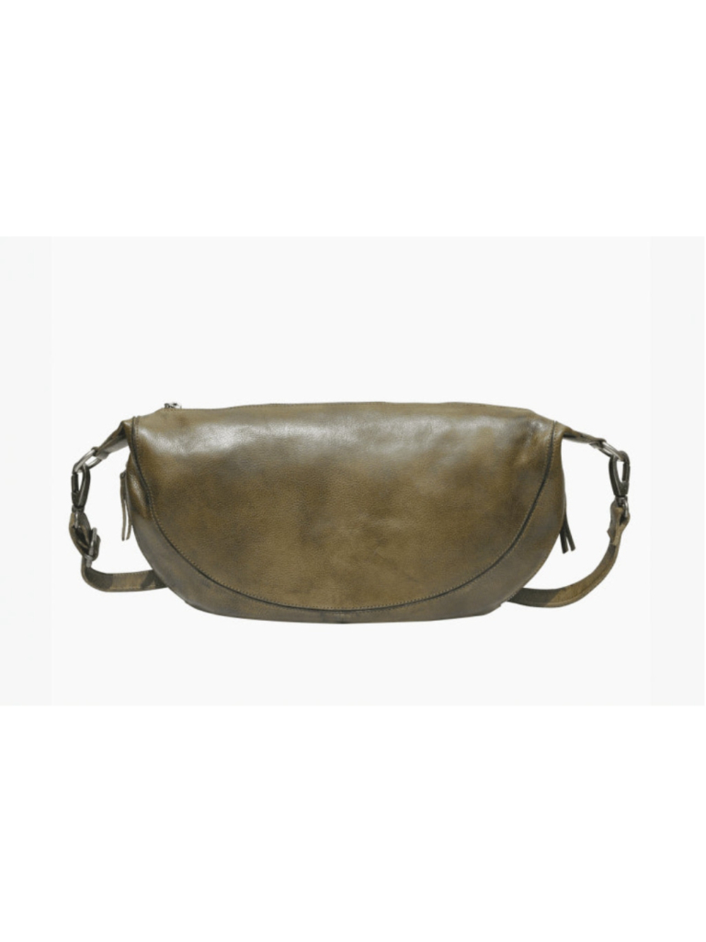 Latico Callie Leather Sling Bag moss green brown genuine leather